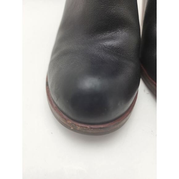 Kork-Ease Castaneda Women's 8.5 Black Leather Heeled Bootie - Picture 10 of 13